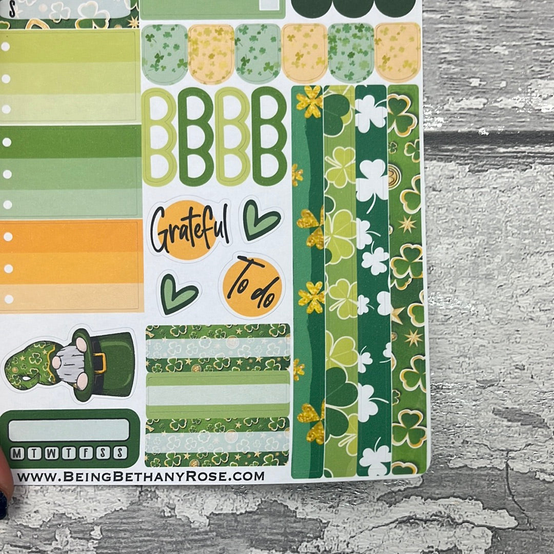 Cara - St Patricks Day - functional planner stickers (DPD3107)