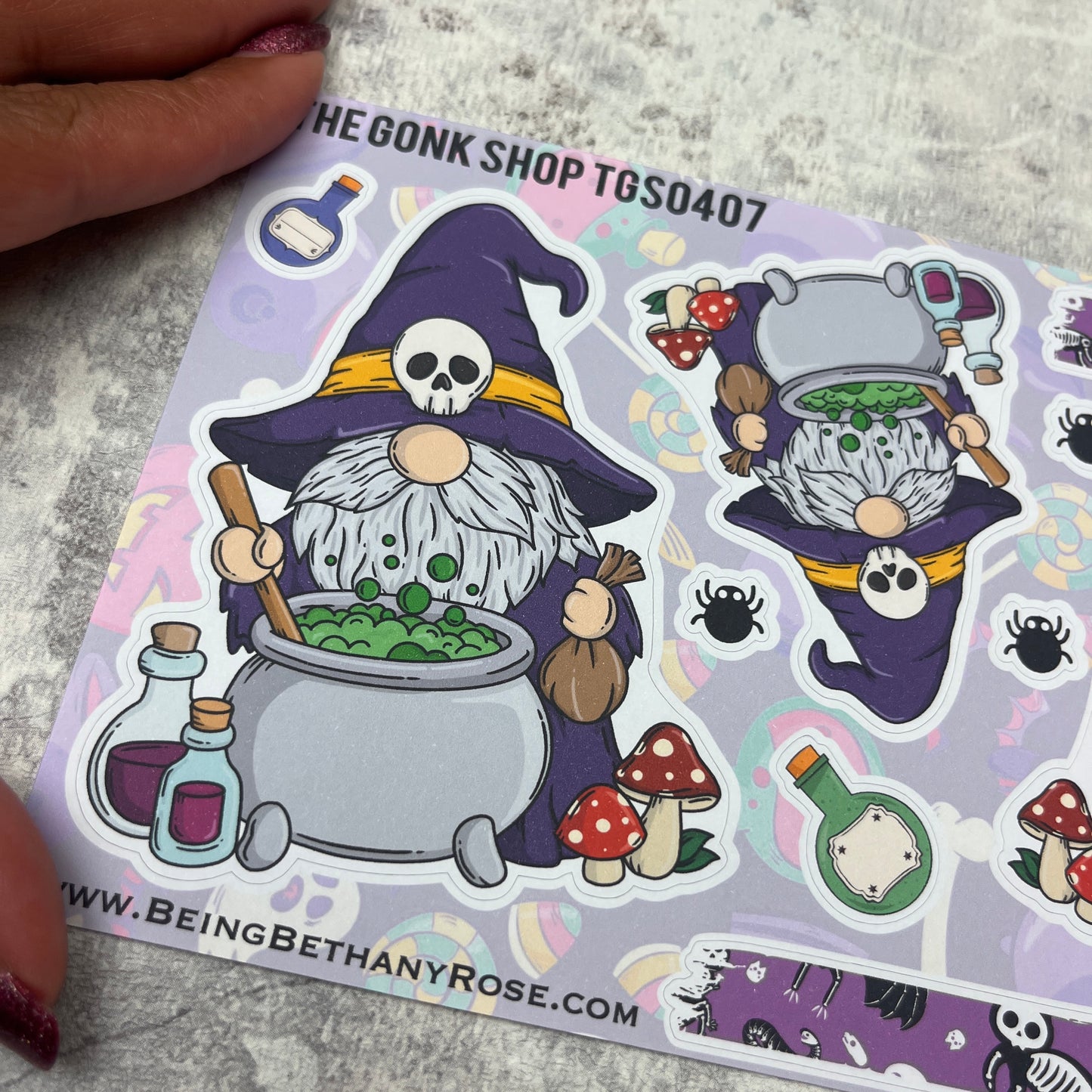 Halloween witches Brew Gonk Stickers (TGS0407)