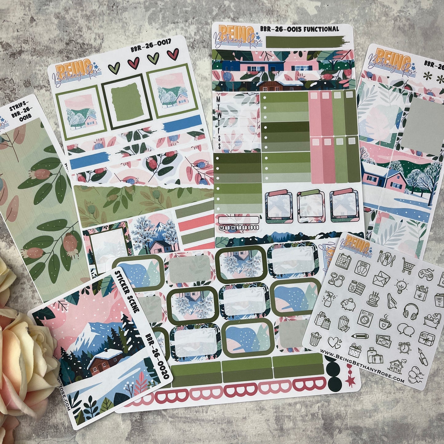 Wake up and be whoever you want to be sticker kit (KIT26015)