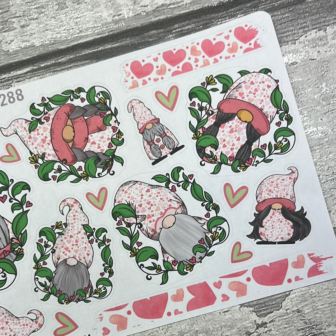 Juliet Valentines Lonk Gonk Wreath Stickers (TGS0288)