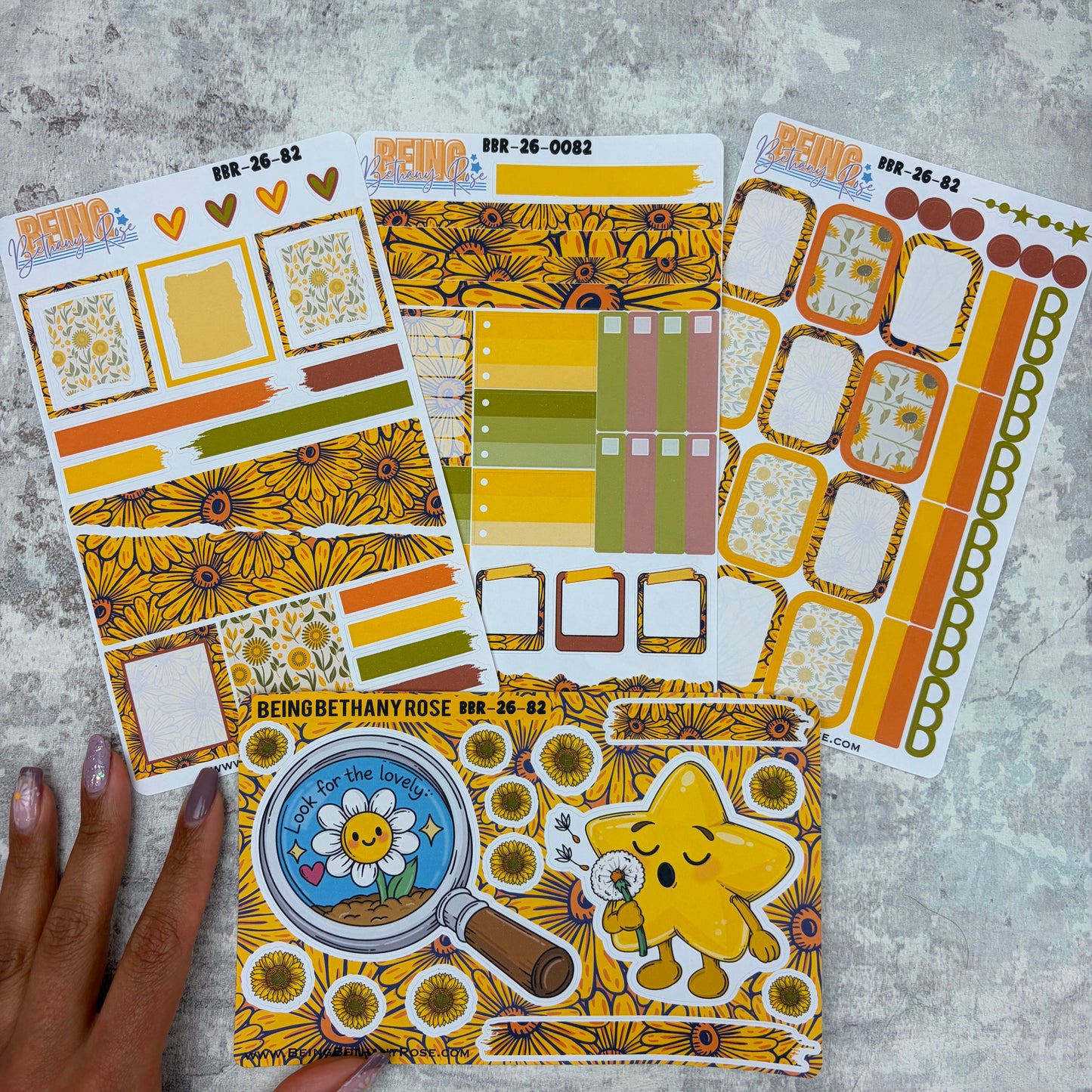 Look for the lovely sunflower sticker kit (KIT2682)