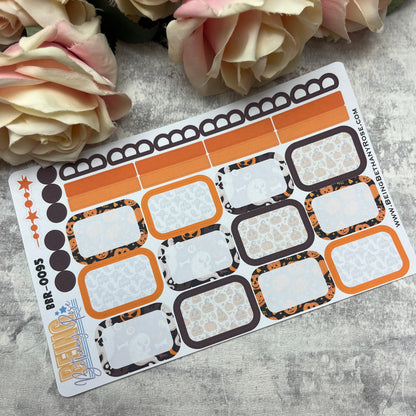 Halloween Sabrina boxes planner stickers (BBR-0095)