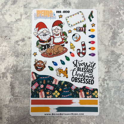 Christmas Gonk journalling planner stickers (BBR-00130)