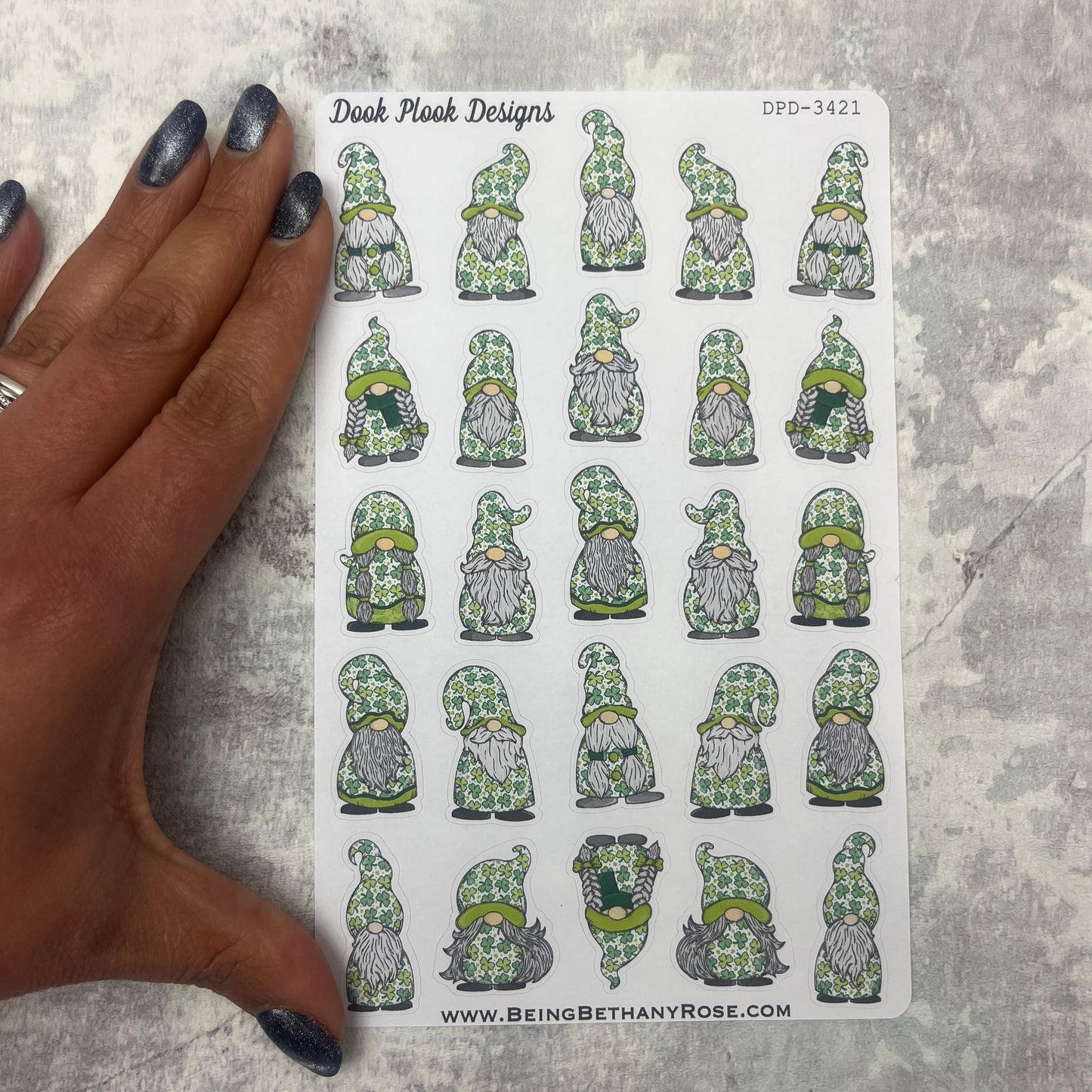 Niamh -  St.Patricks Day Gonk Character Stickers Mixed (DPD-3421)