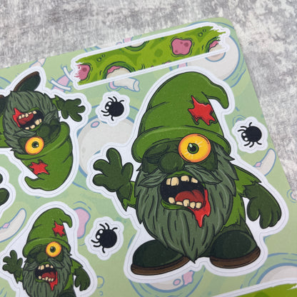 Halloween Zombie Attack Gonk Stickers (TGS0408)
