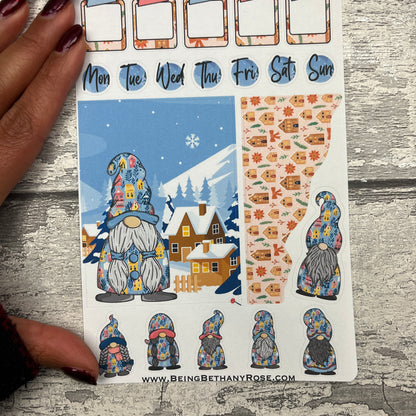 Evelyn - Christmas Village - Gonk journalling planner stickers (DPD3398)