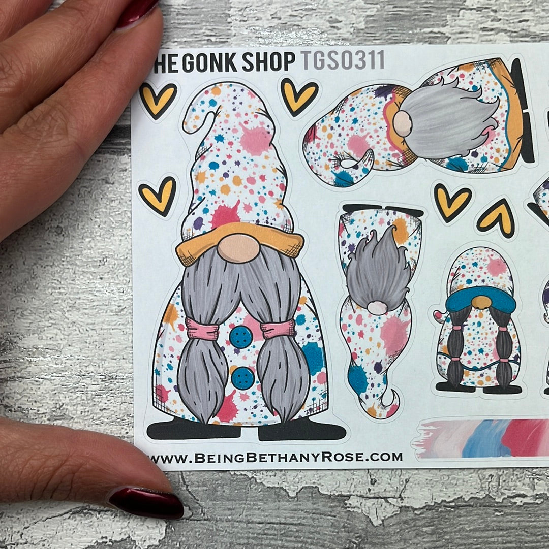 Alana Paint Splodge Gonk Stickers (TGS0311)