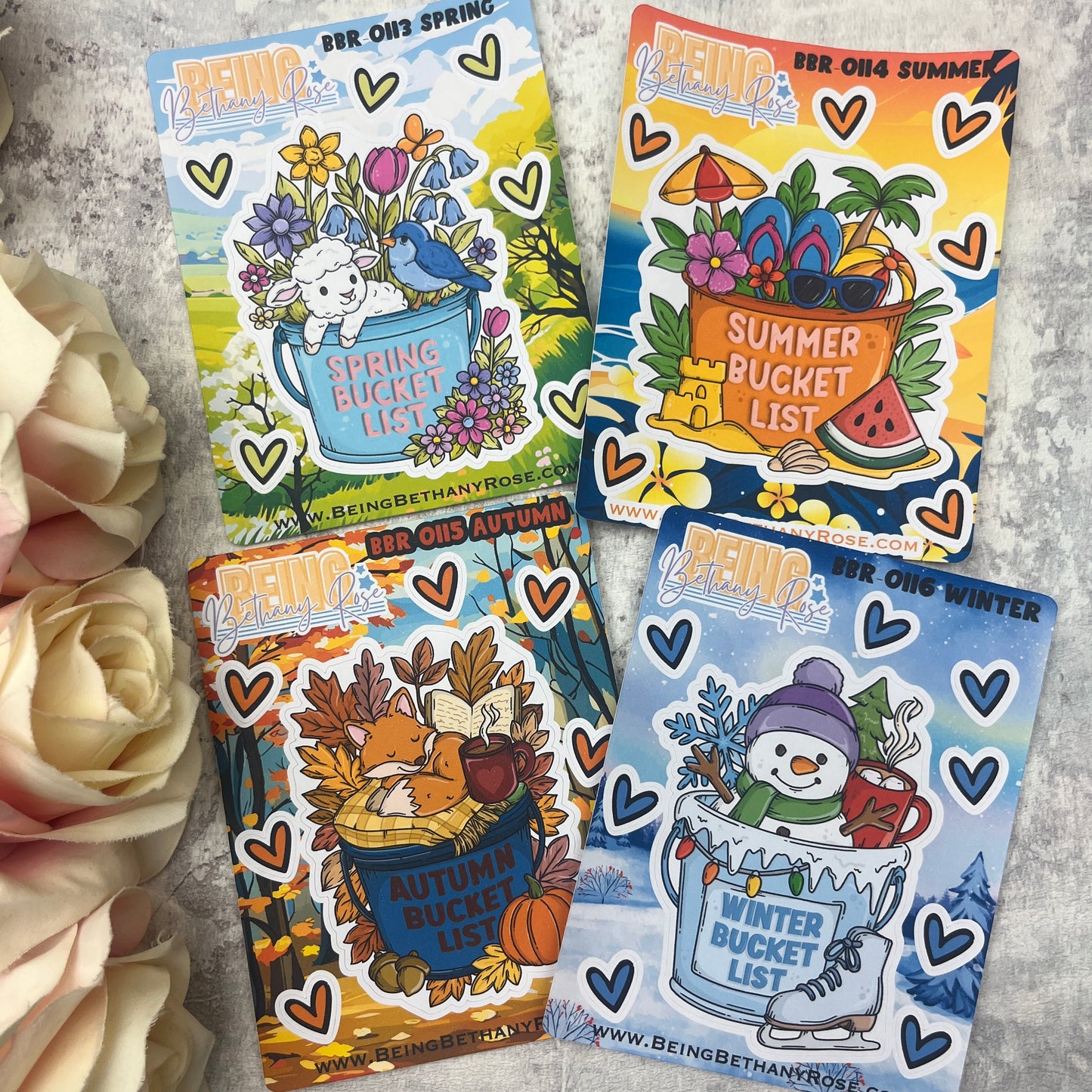 Seasons Bucket List Stickers (BBR0113)