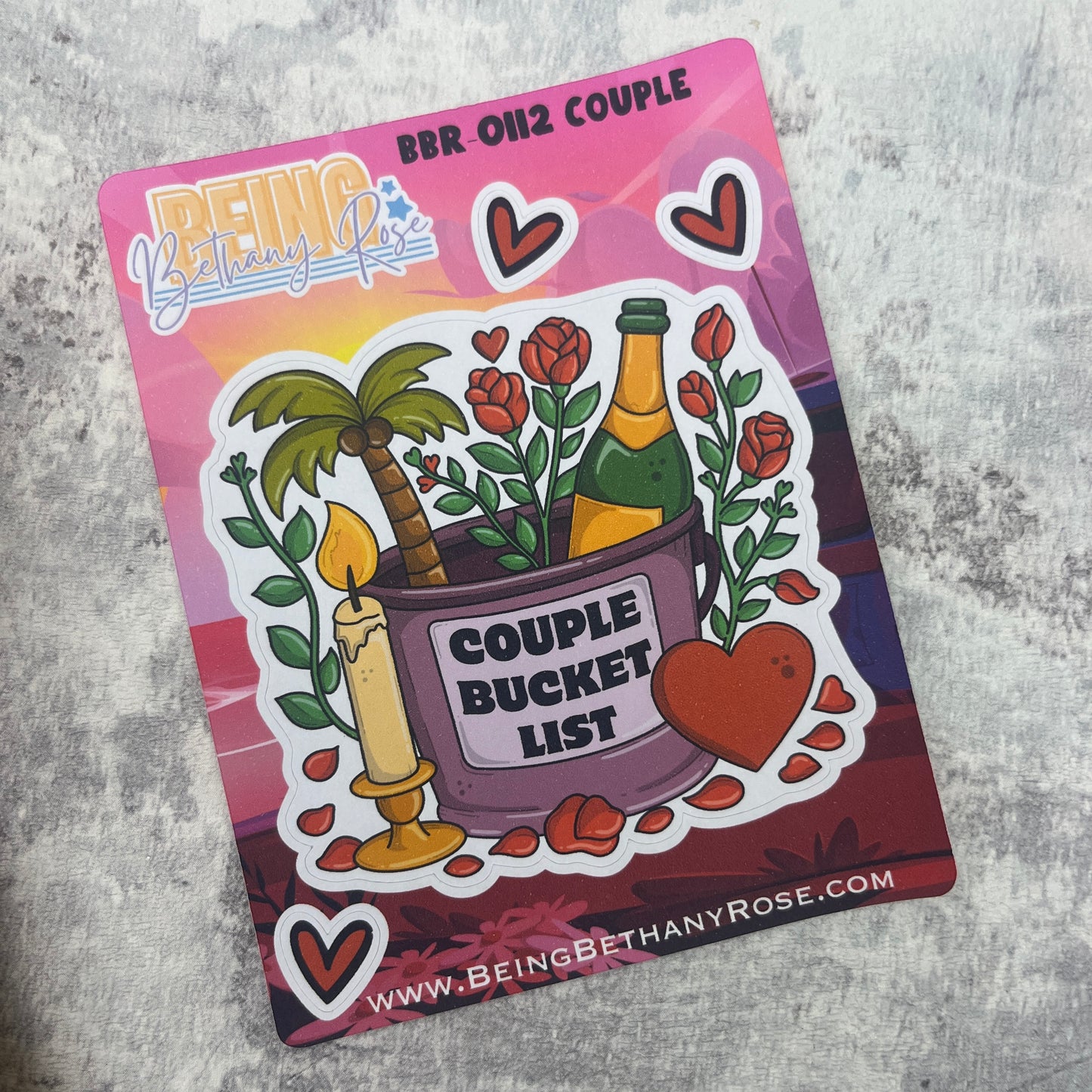 Couple spicy List Stickers (BBR0112)