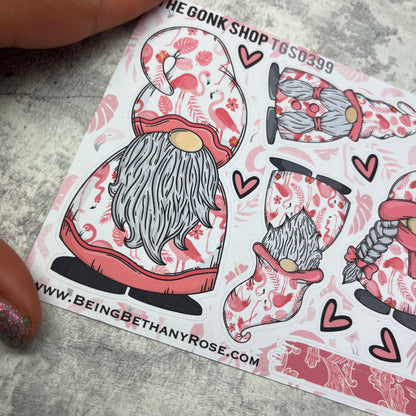 Frankie Flamingo Gonk Stickers (TGS0399)