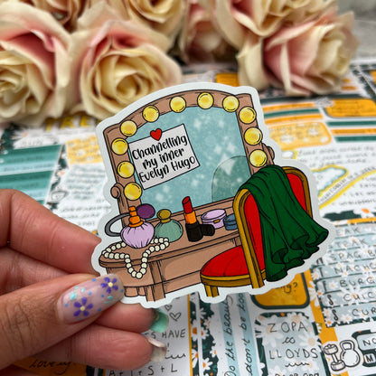 (166) Evelyn Hugo - Book Club - vinyl sticker