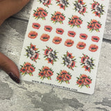 Polly Poppy decorative poppy stickers  (DPD3036)