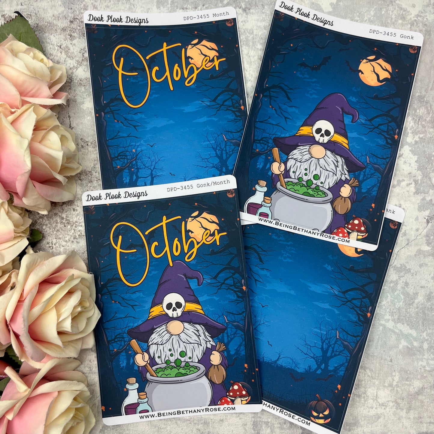 Large Cover Page ' October 2.0' Halloween Witches Brew Sticker (DPD3455)