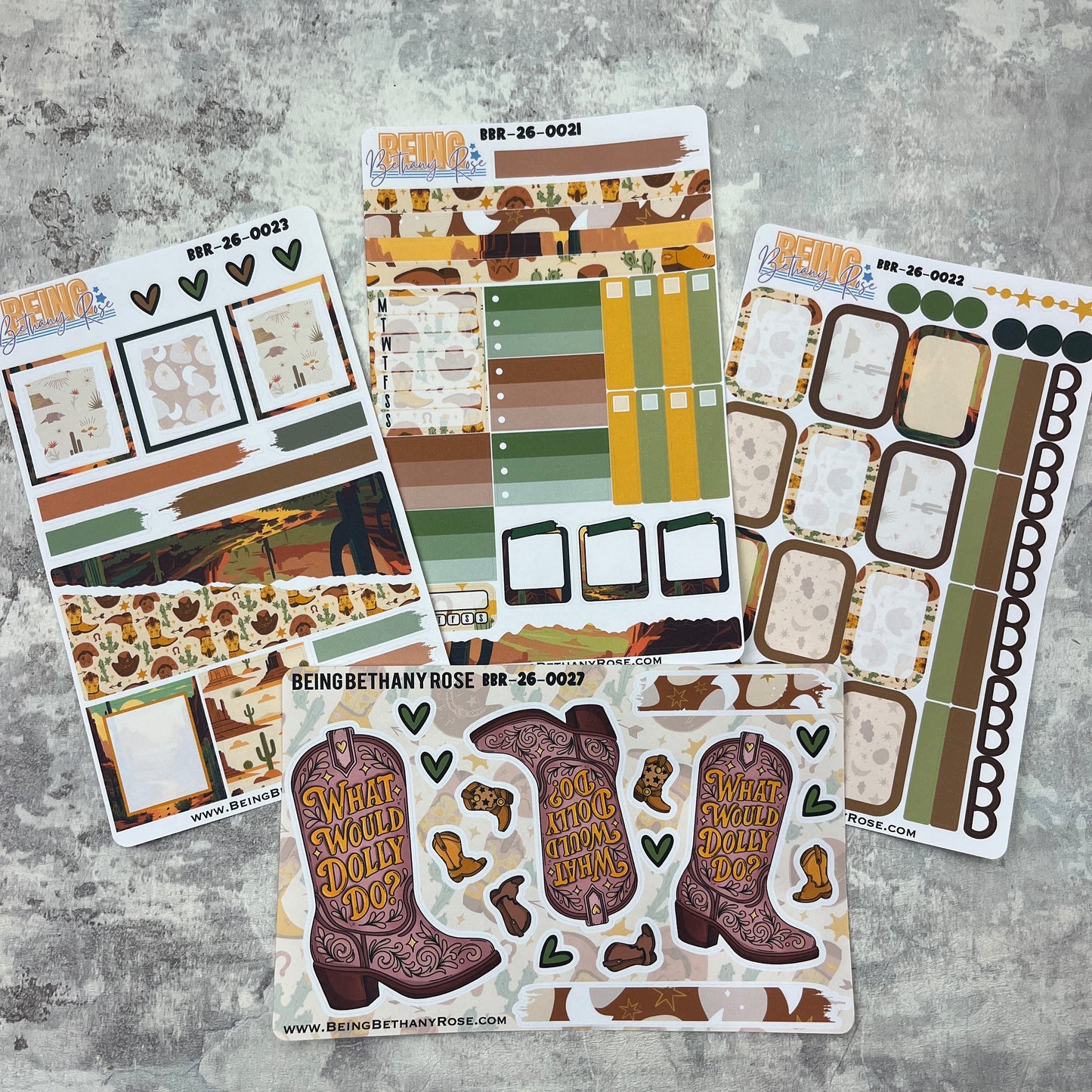 What would Dolly do sticker kit (KIT26021)