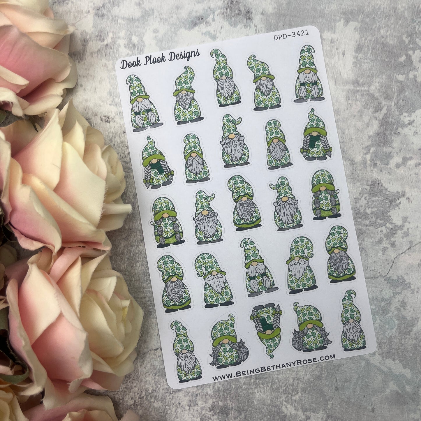 Niamh -  St.Patricks Day Gonk Character Stickers Mixed (DPD-3421)