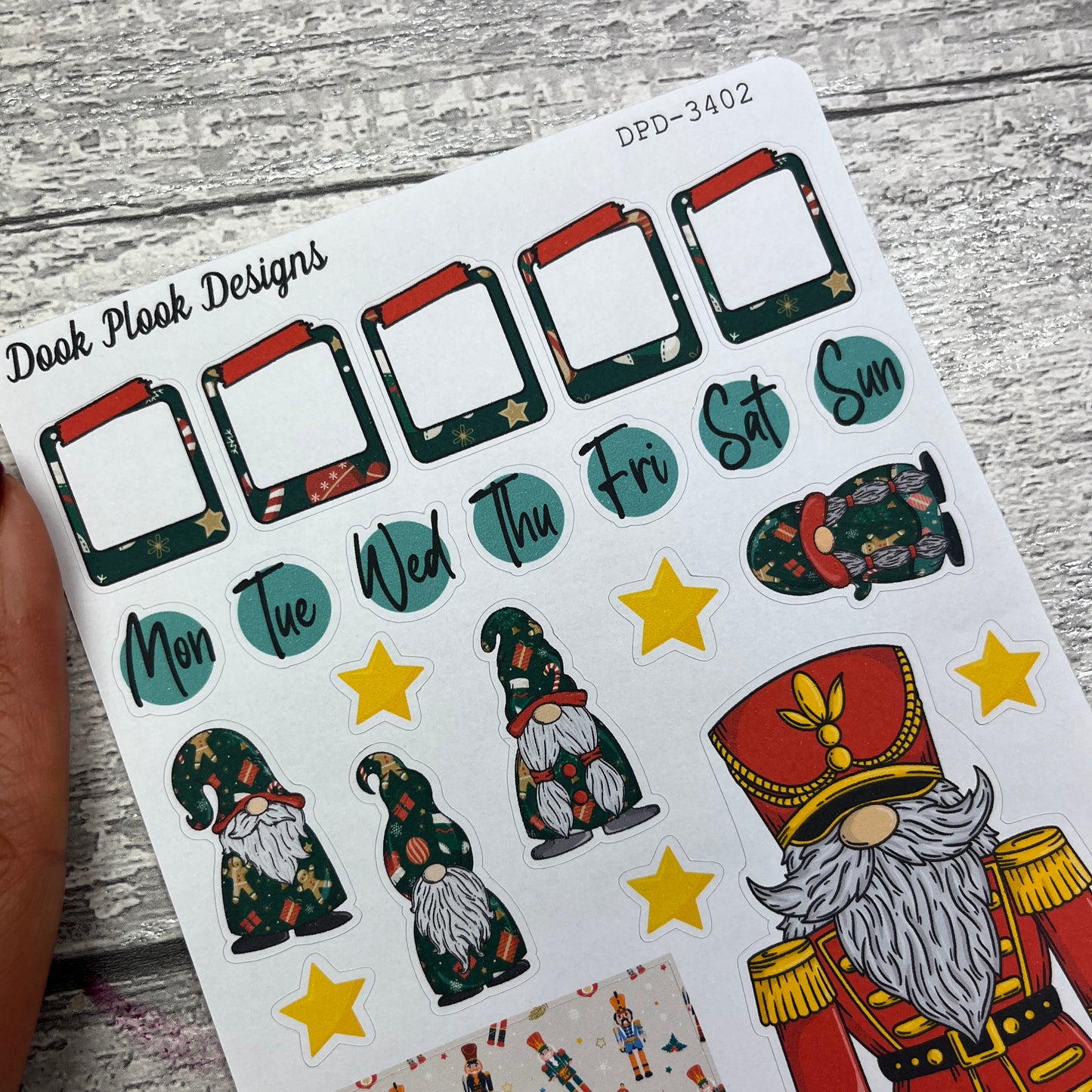 Nancy Nutcracker - Gonk journalling planner stickers (DPD3402)