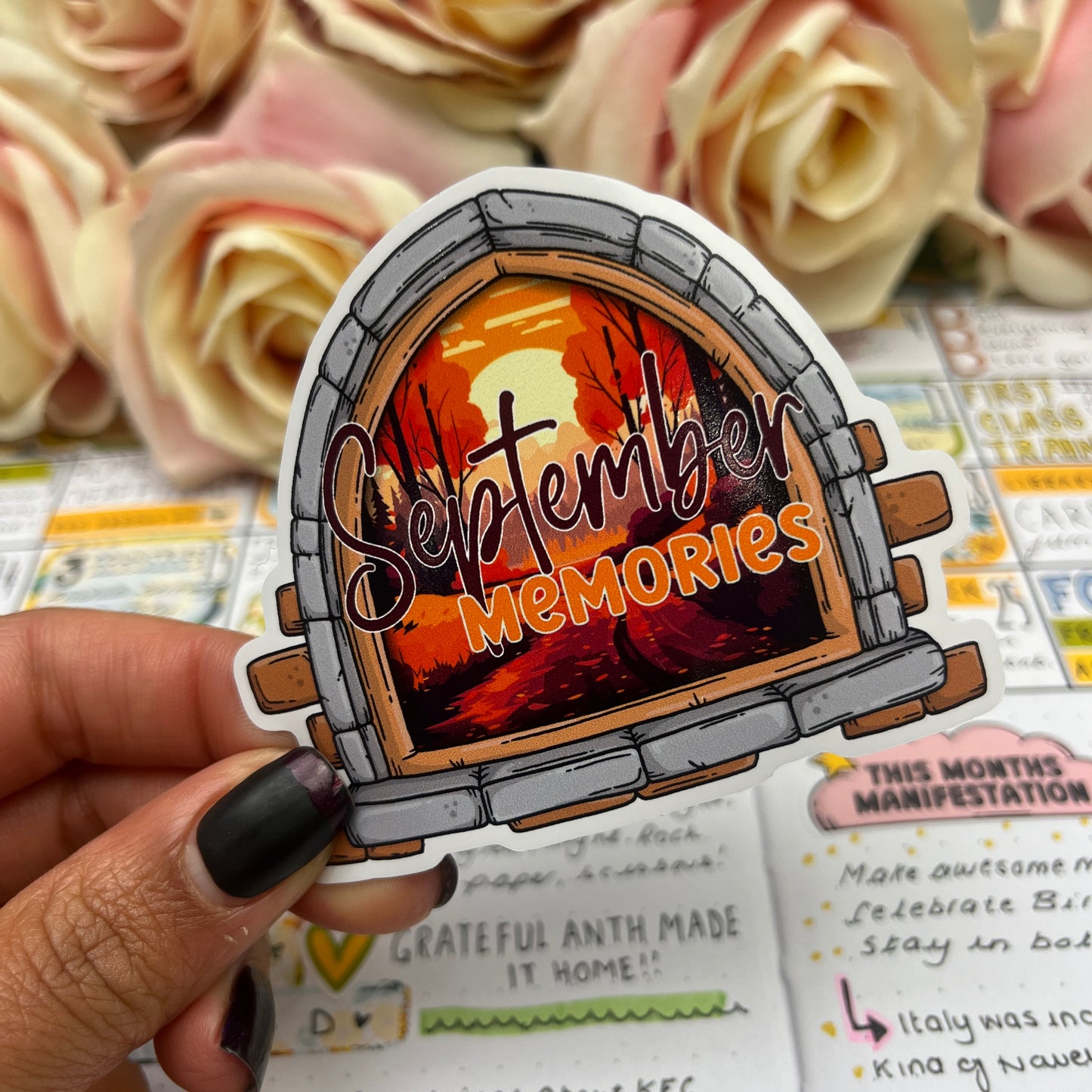 (0148) Monthly Memories - Vinyl Stickers