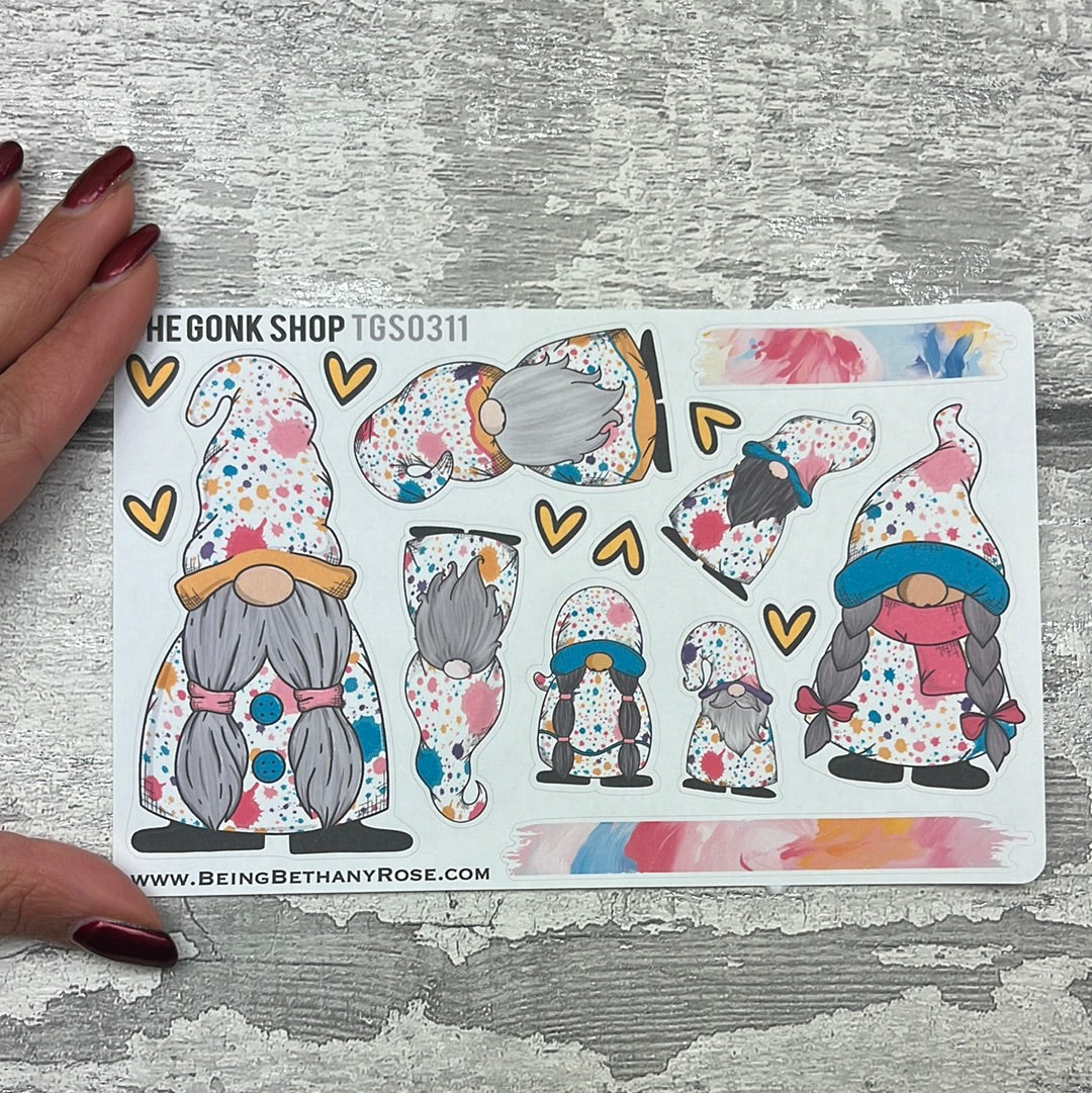 Alana Paint Splodge Gonk Stickers (TGS0311)