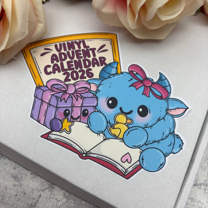 Preorder:  Vinyl Sticker 12 or 24 day Advent Calendar