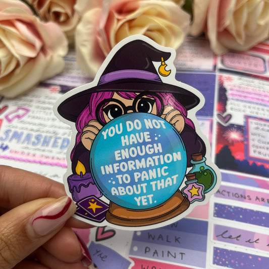 (163) Not enough information - vinyl sticker