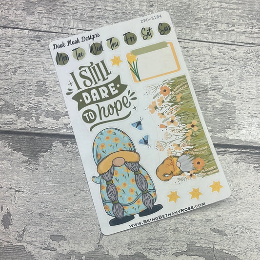 Mandy daffodil Gonk journalling planner stickers (DPD3184)