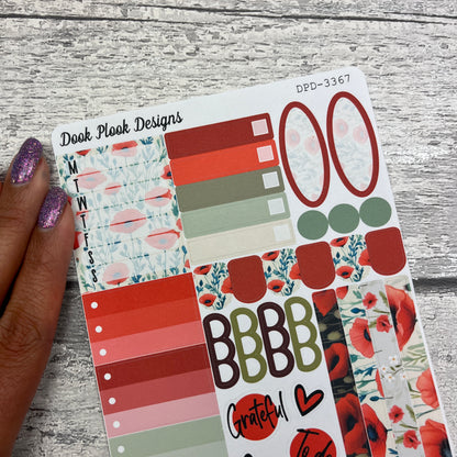 Poppy Gonk functional planner stickers (DPD3367)