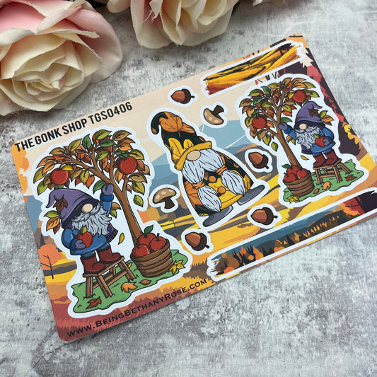 Stevie Autumn - Apple Picking Gonk Stickers (TGS0406)