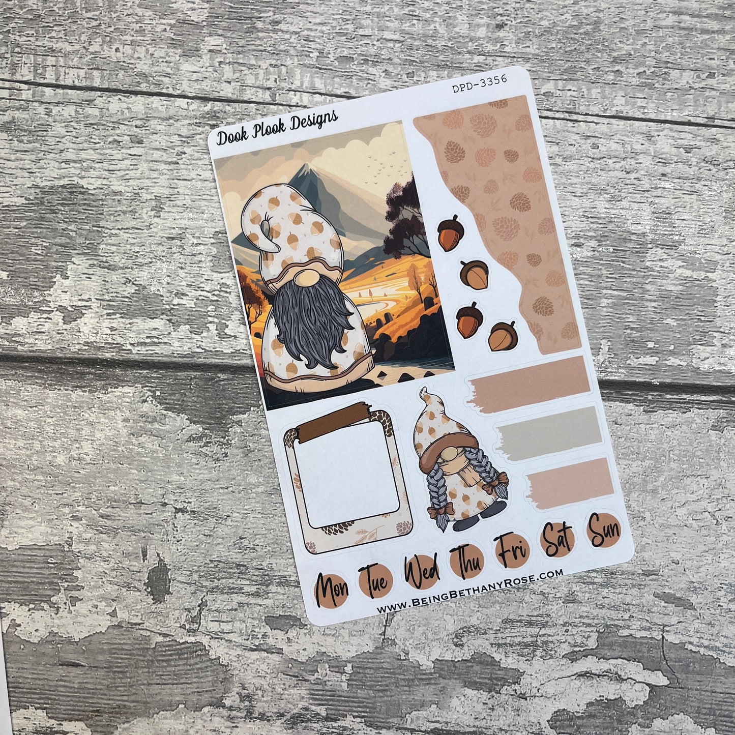 Alicia Acorn Gonk journalling planner stickers (DPD3356)