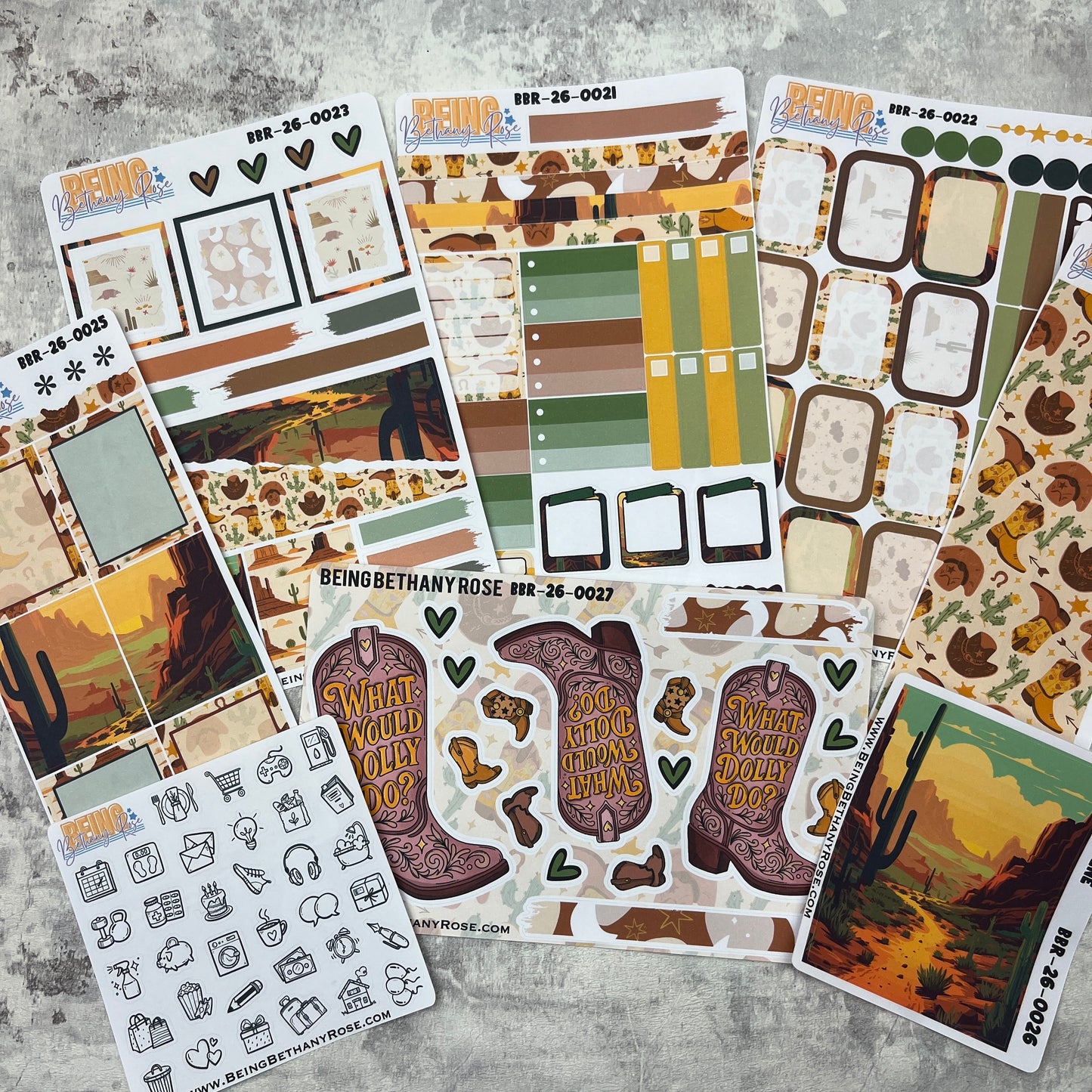 What would Dolly do sticker kit (KIT26021)