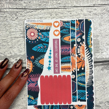 (0741) Passion Planner Daily Wave stickers - Maggie Bold Boho