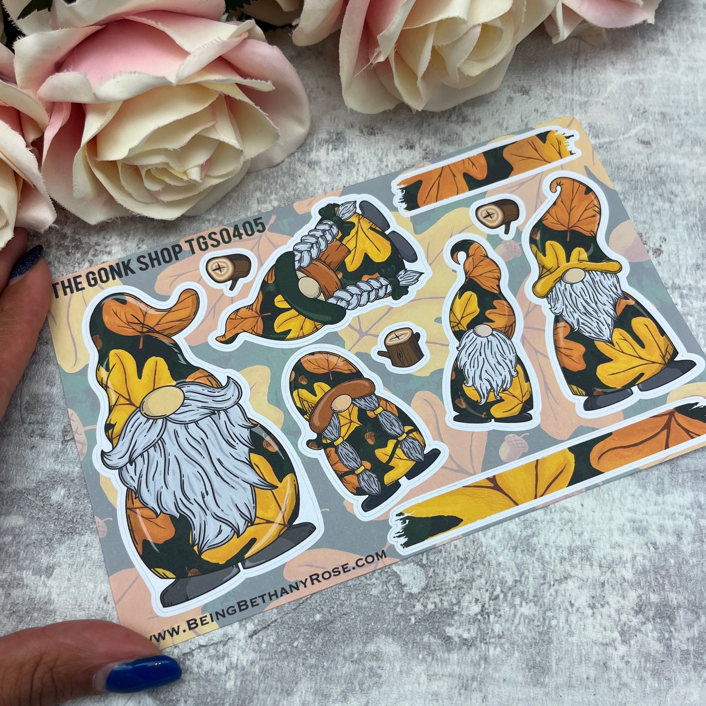 Stevie Autumn Gonk Stickers (TGS0405)