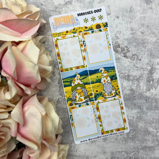Lauren Sunflower Extra box stickers - add ons  (BBRBOXES-0017)
