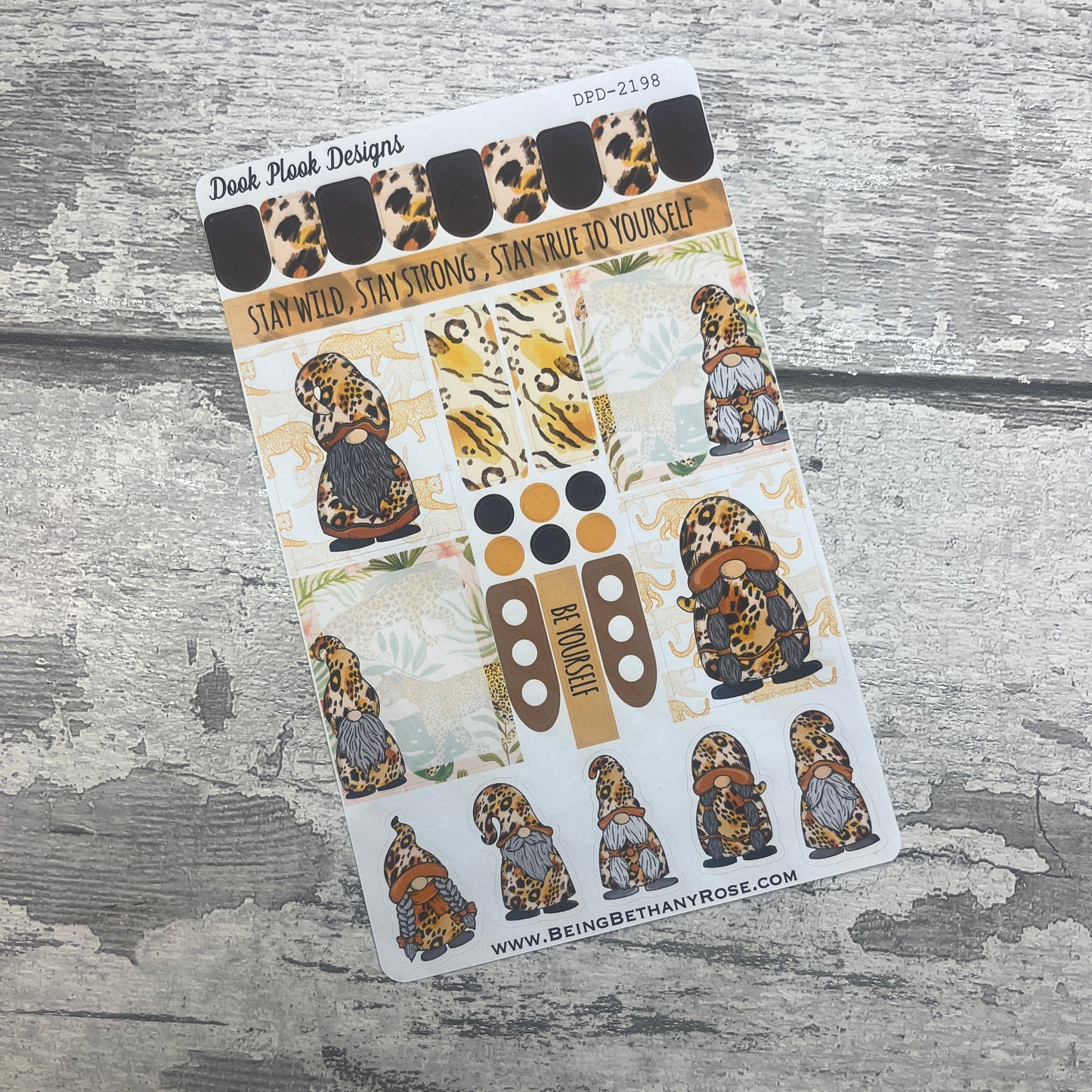 Anya Leopard Gonk functional stickers  (DPD3285)