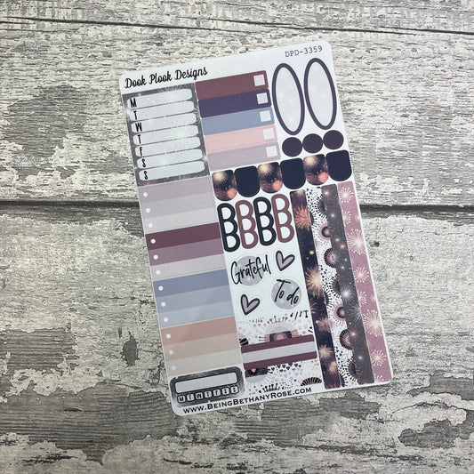 Maddison Firework functional planner stickers (DPD3359)