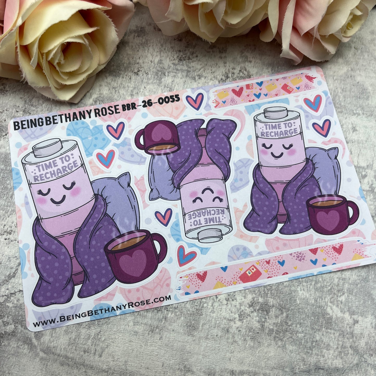 Time to recharge sticker kit (KIT26049)