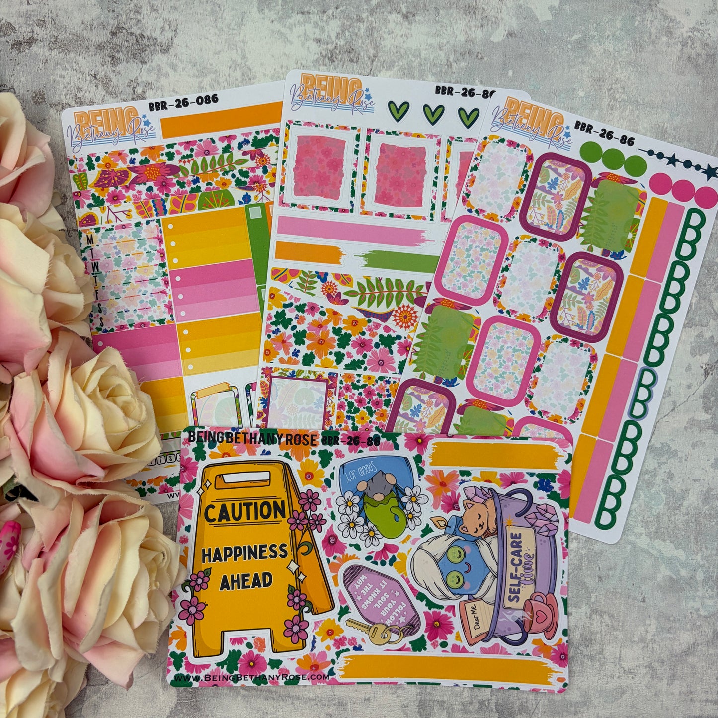 Happiness Ahead sticker kit (KIT2686)