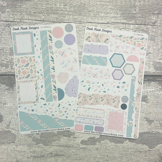 Scrap Journalling - Nancy - Pastel Flowers (J0081)