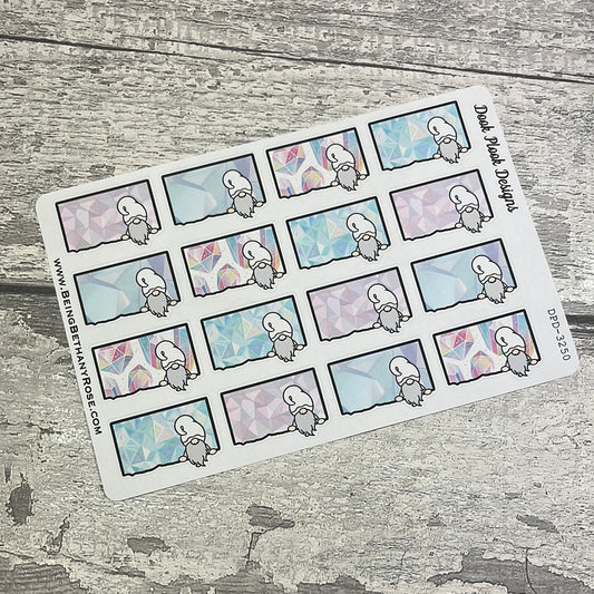 Crystal Ripped Peeping Gnorman Sticker (DPD-3250)