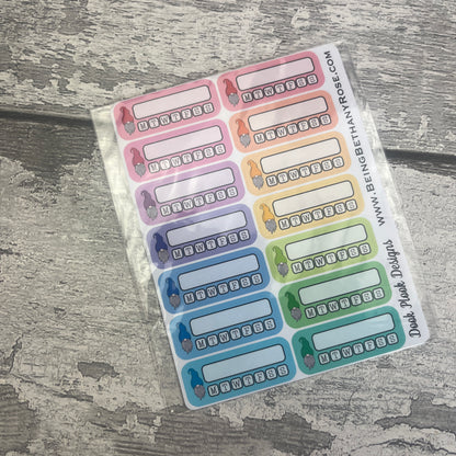 Last Chance Sticker Bundle Pack - mood tracker