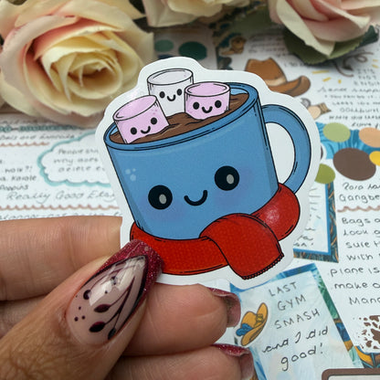 Hot Chocolate character - vinyl sticker (LLU046-47)