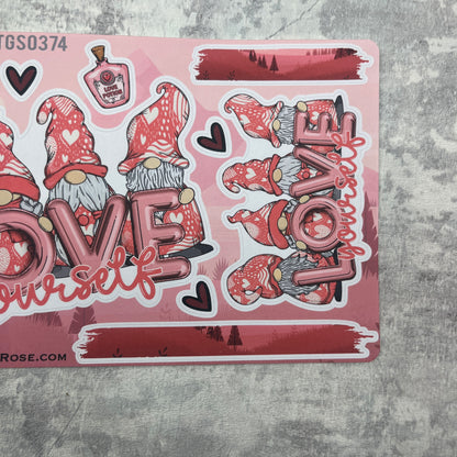 Joy Love Yourself Valentines Gonk Stickers (TGS0374)