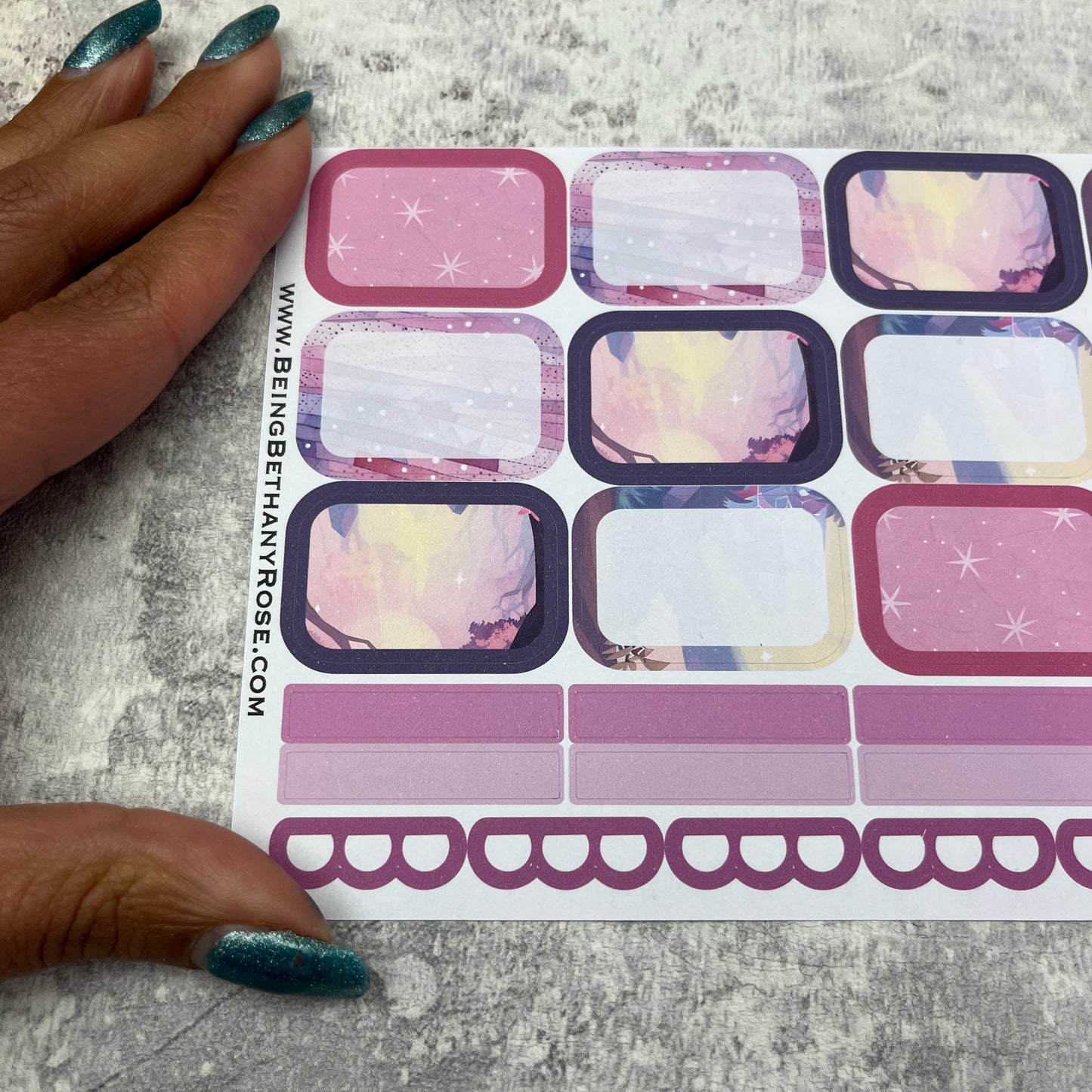 Shay Fairy Magic boxes planner stickers (BBR-0075)