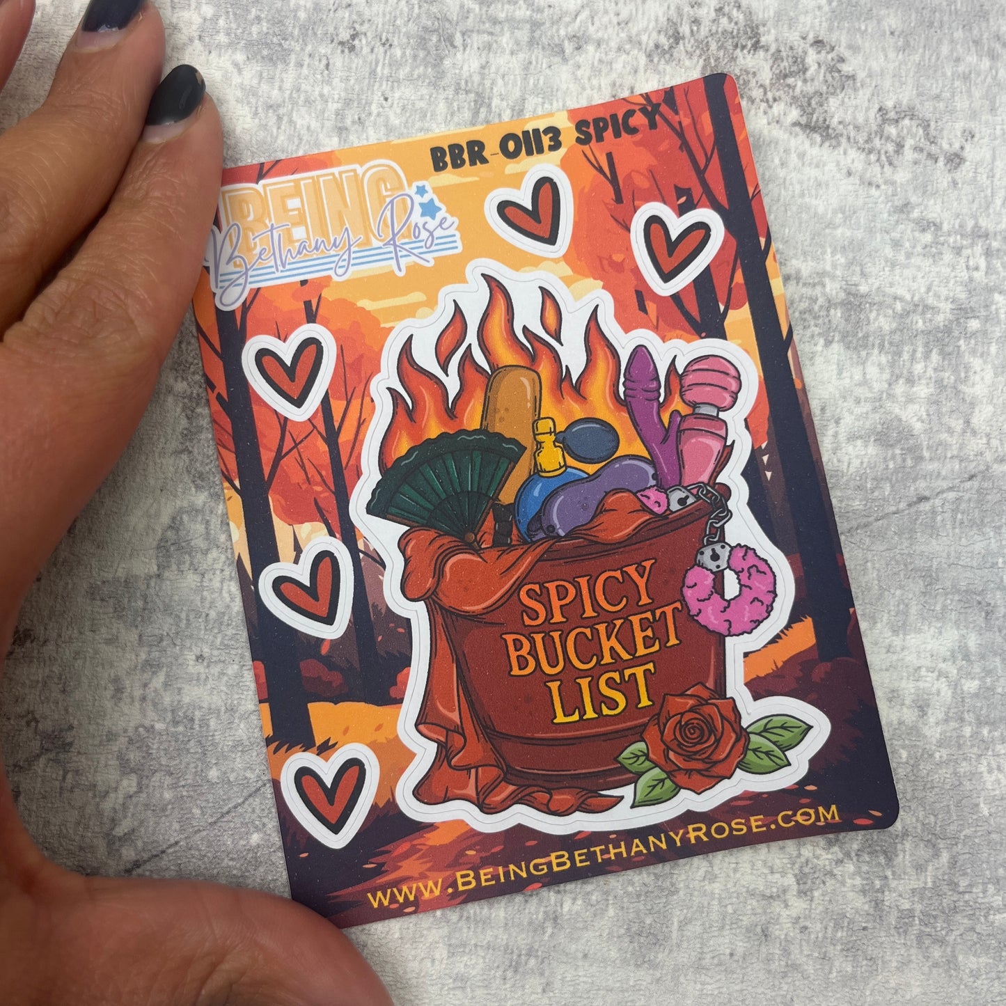 Couple spicy List Stickers (BBR0112)
