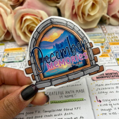 (0148) Monthly Memories - Vinyl Stickers