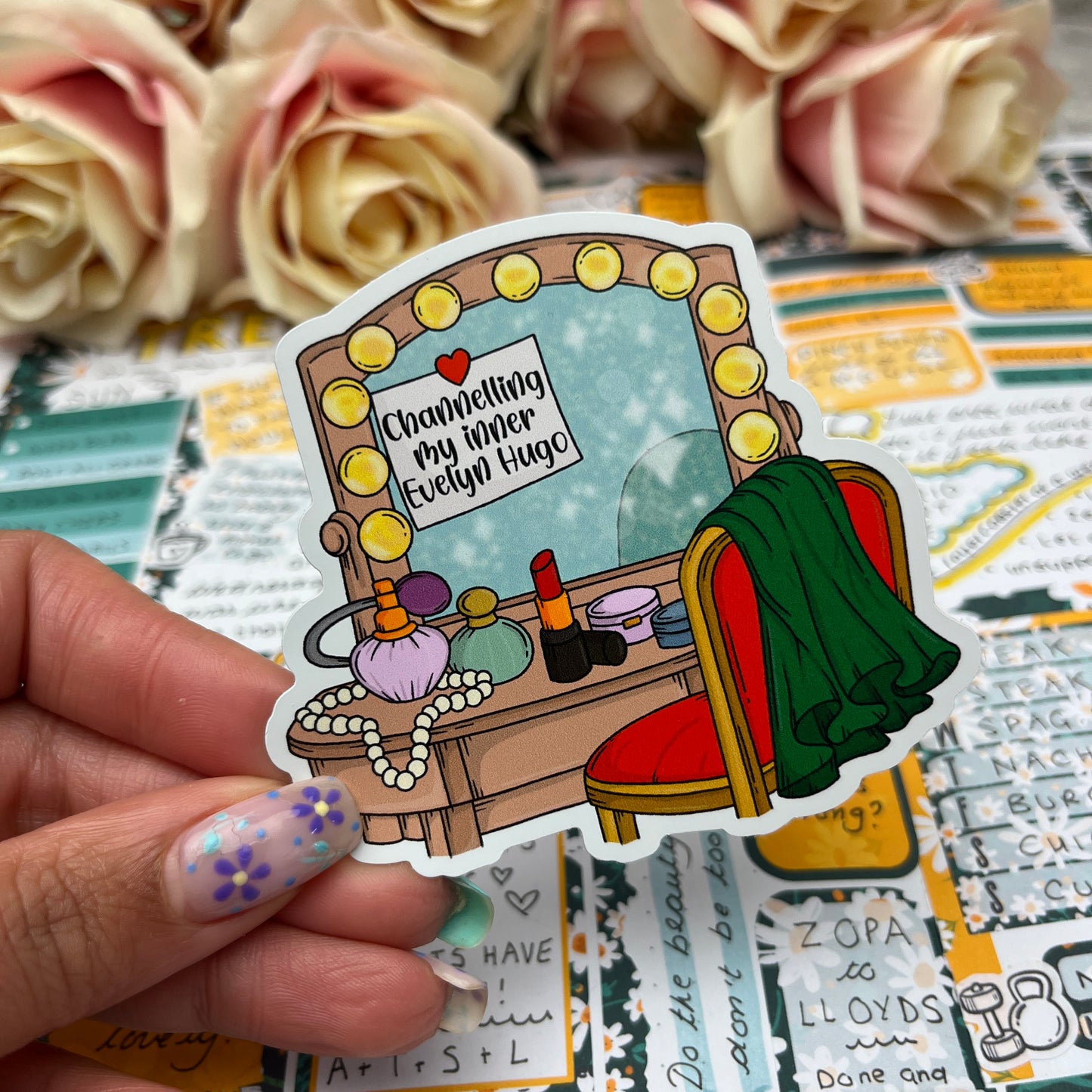 (166) Evelyn Hugo - Book Club - vinyl sticker