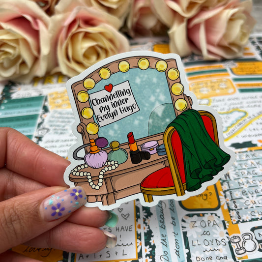 (166) Evelyn Hugo - Book Club - vinyl sticker