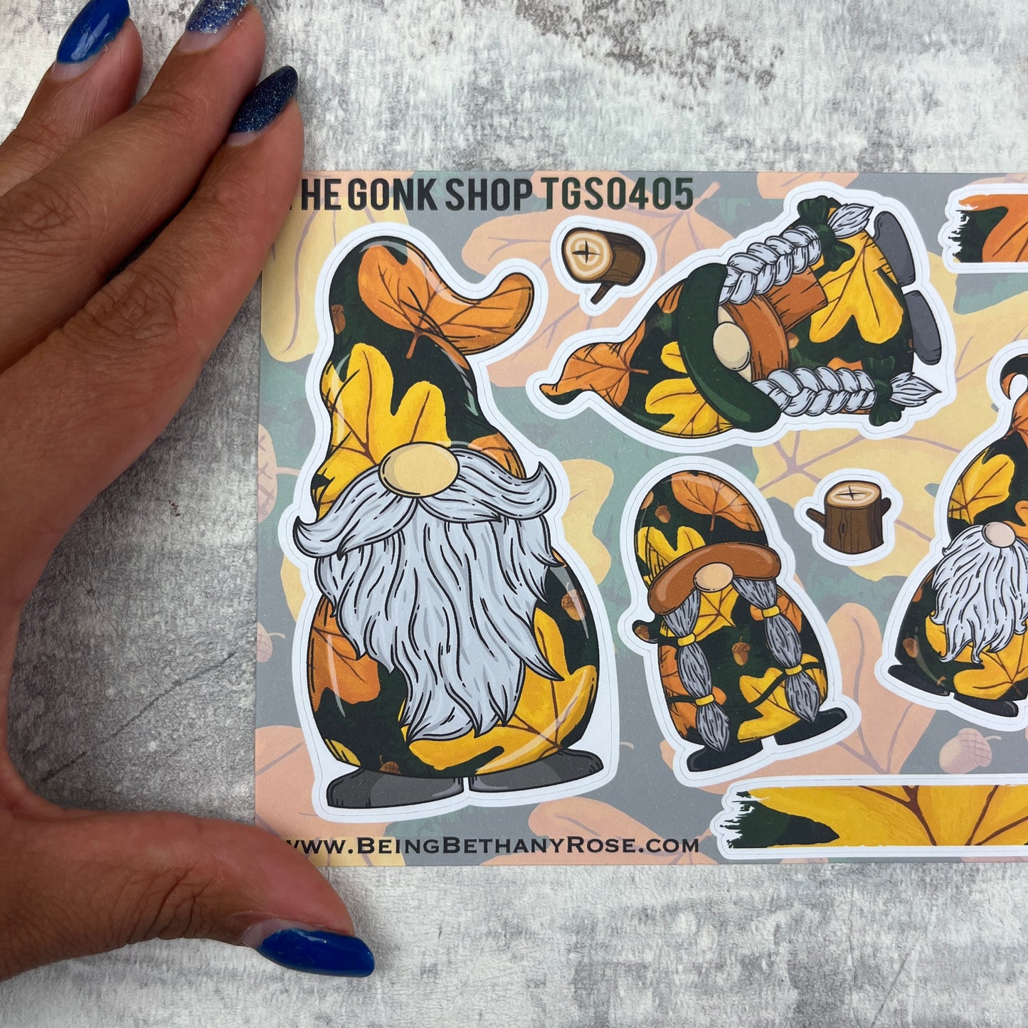 Stevie Autumn Gonk Stickers (TGS0405)