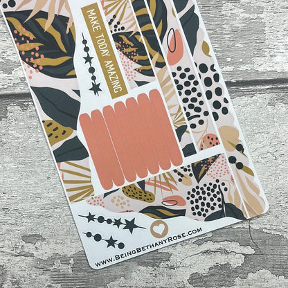 (0750) Passion Planner Daily Wave stickers - Amy