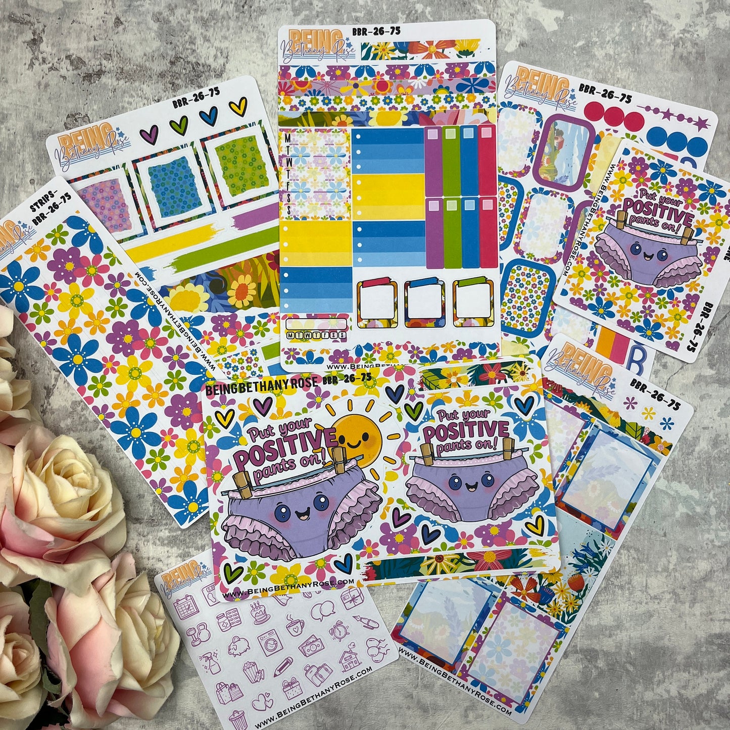 Put your positive pants on sticker kit (KIT26075)