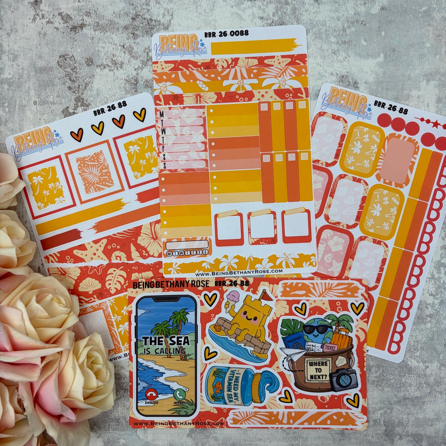 The sea is calling sticker kit (KIT2688)